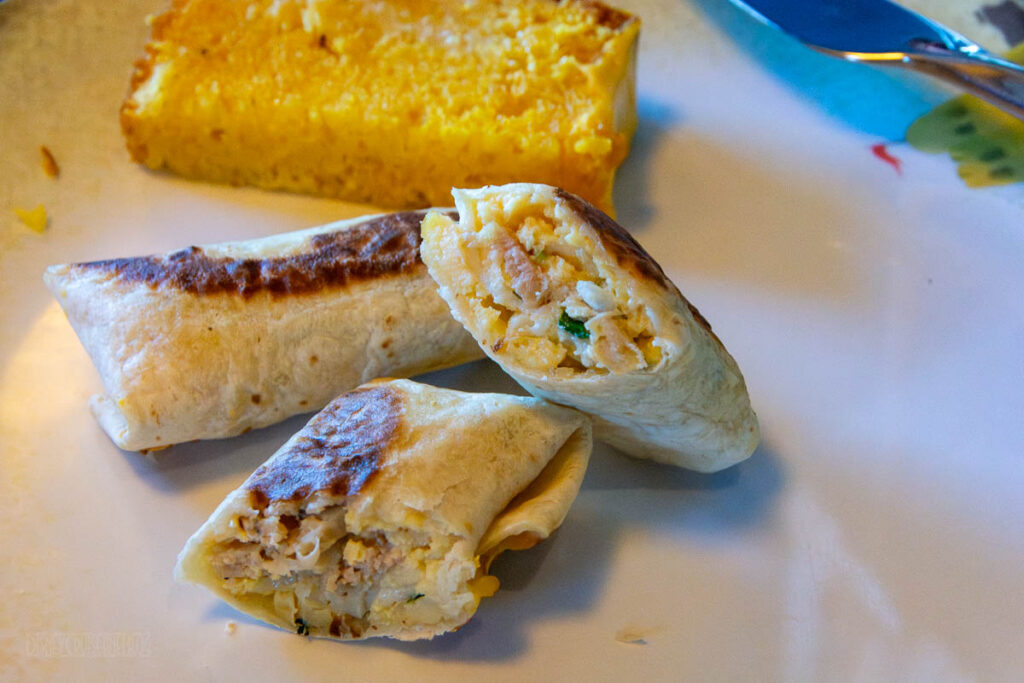 Dream Cabanas Breakfast Burrito