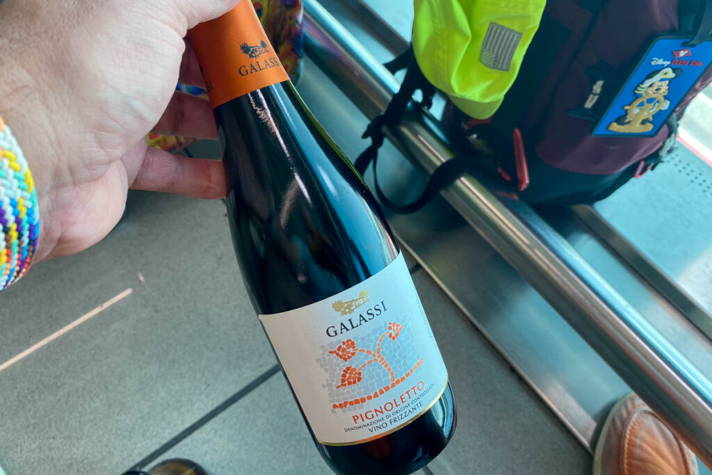 Rome Airport Wine