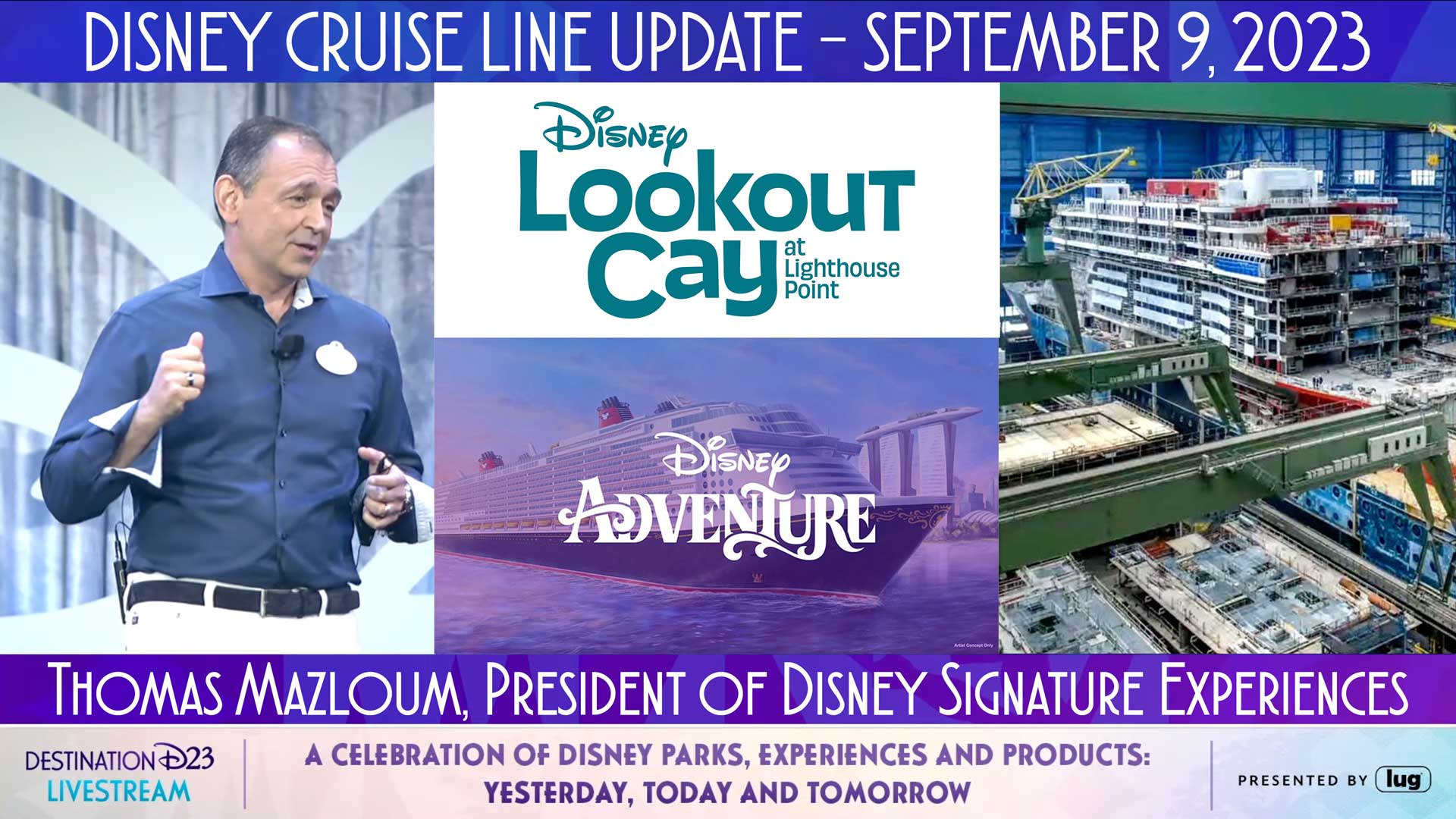 Destination D23 Disney Cruise Line Hightlights 20230909