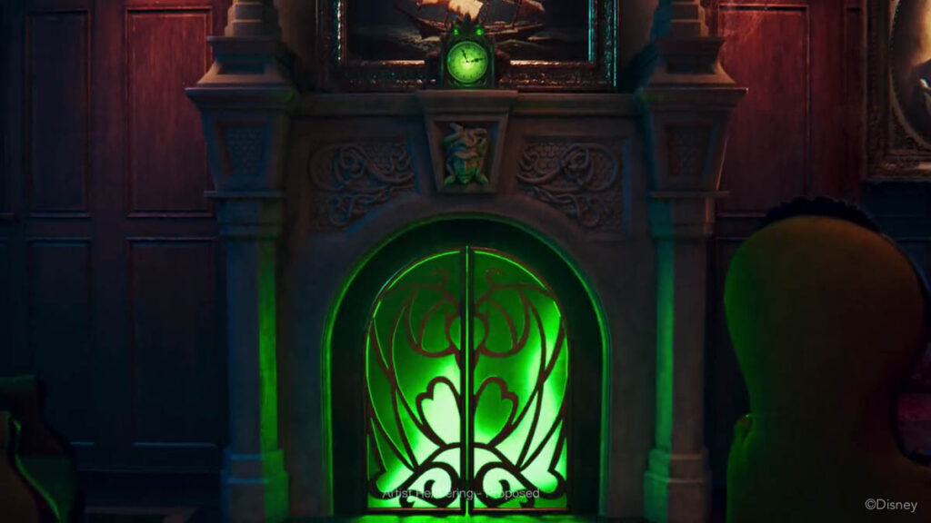 Disney Treasure Haunted Mansion Parlor Fireplace