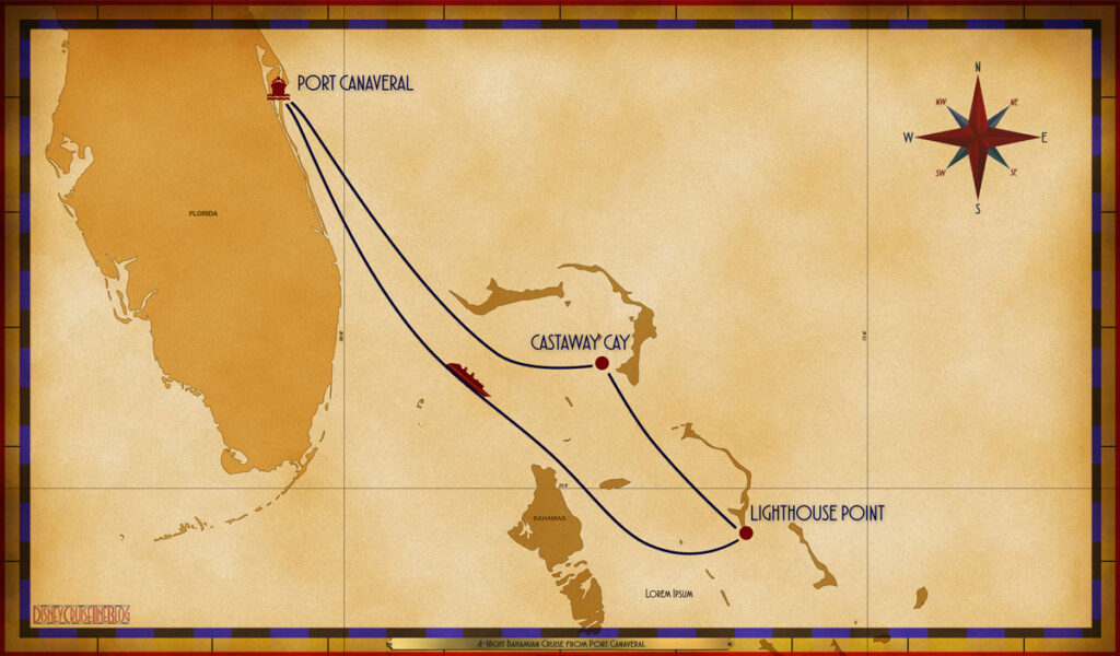 Map Wish 4 Night Bahamian PCV SEA LPT GOC