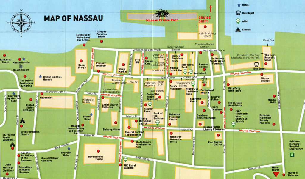 Nassau Port Map