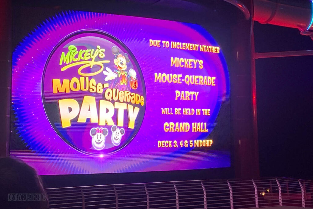 Wish Mickeys MouseQuerade Party Moved Grand Hall