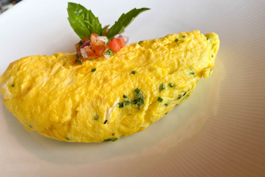 Wish Palo Steakhouse Brunch Three Cheese Omelet