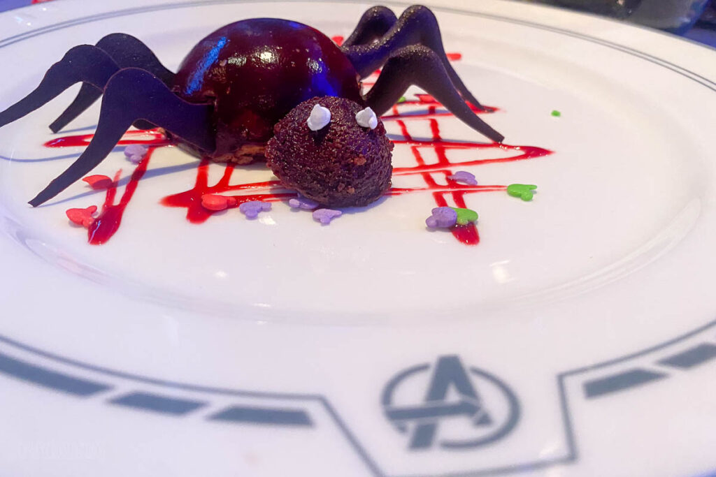 Wish Worlds Of Marvel Hallloween Spider Dessert