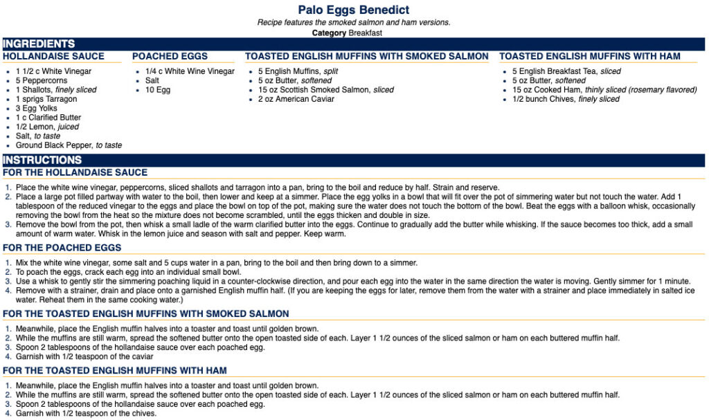 DCL Blog Recipe Print Example