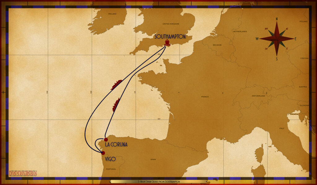 Map Fantasy 5 Night Spain SOU SEA VGO LCG SEA