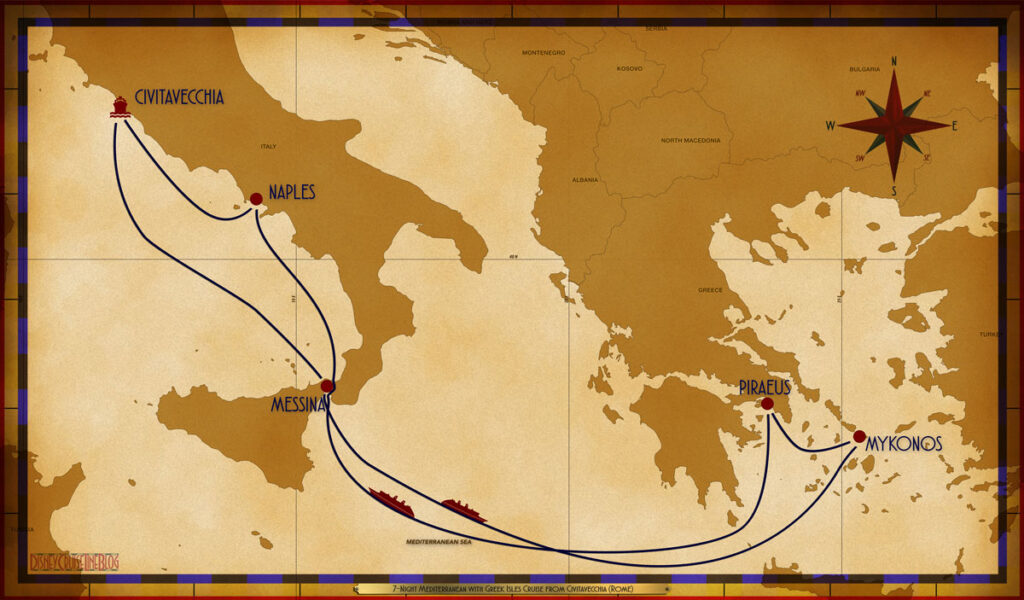 Map Fantasy 7 Night Greek Isles CVV MSN SEA JMK ATH SEA NAP