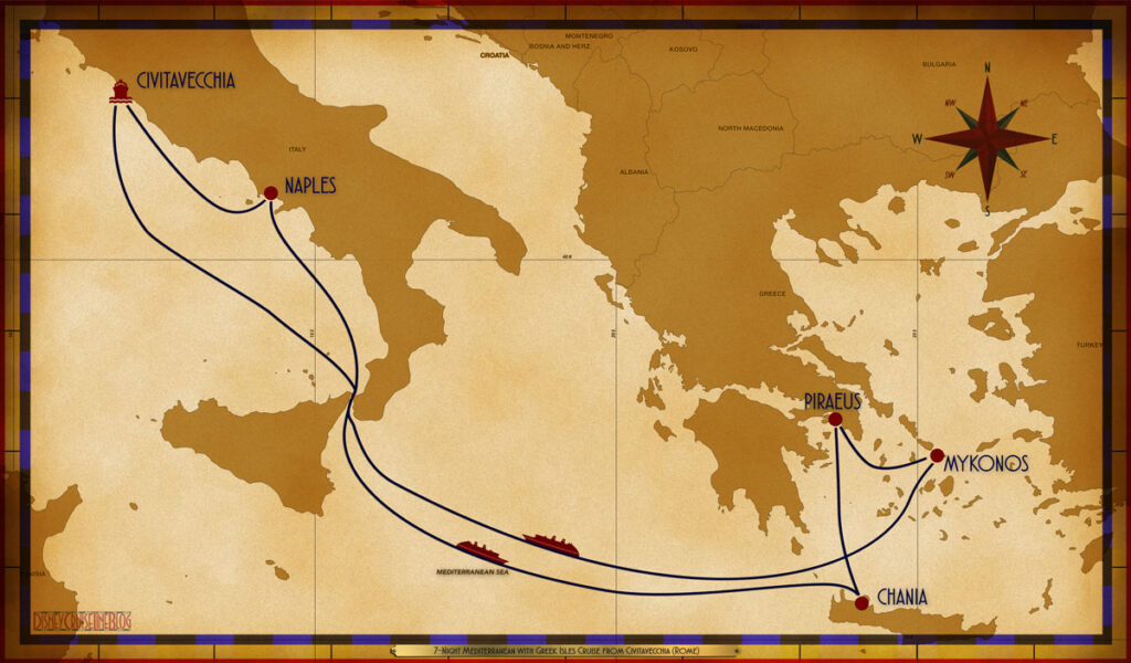 Map Fantasy 7 Night Greek Isles CVV SEA SDH ATH JMK SEA NAP