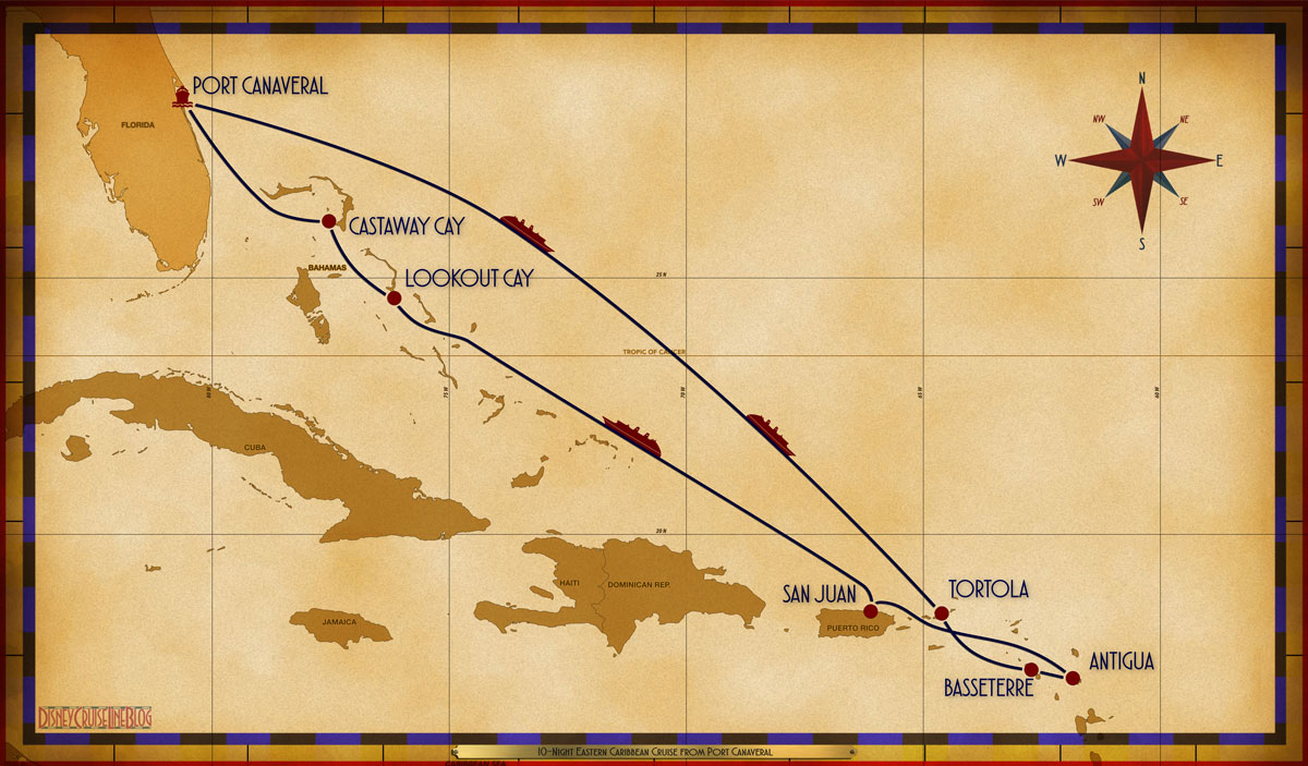 10-Night Eastern Caribbean Cruise from Port Canaveral