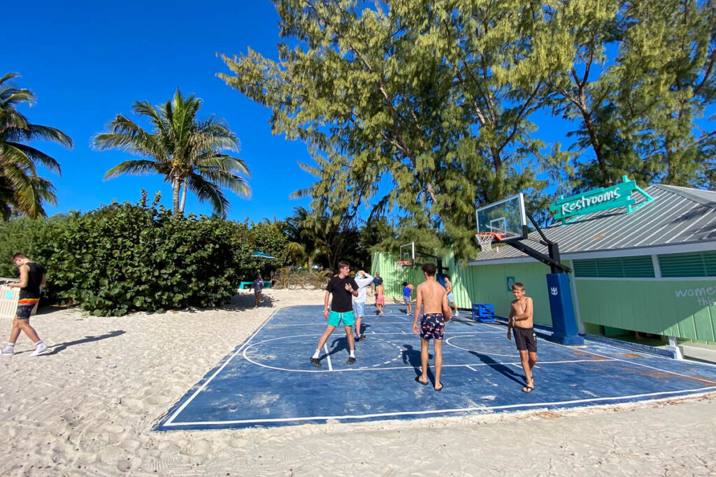 RCCL Perfect Day Coco Cay Basketball Court