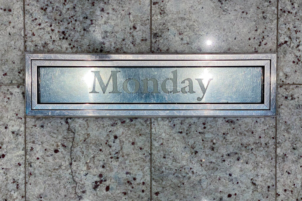 RCCL Wonder Seas Elevator Day Of The Week Monday