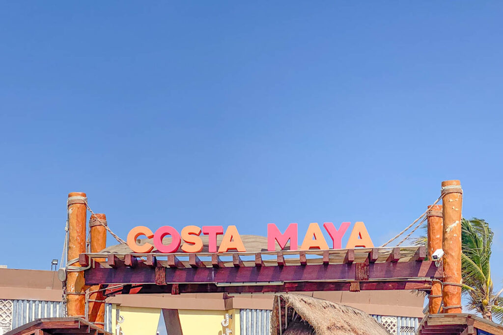 Costa Maya Port Entrance