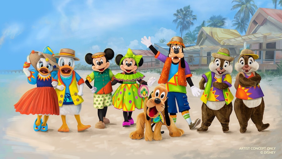 DCL Lookout Cay Character Outfits Concept