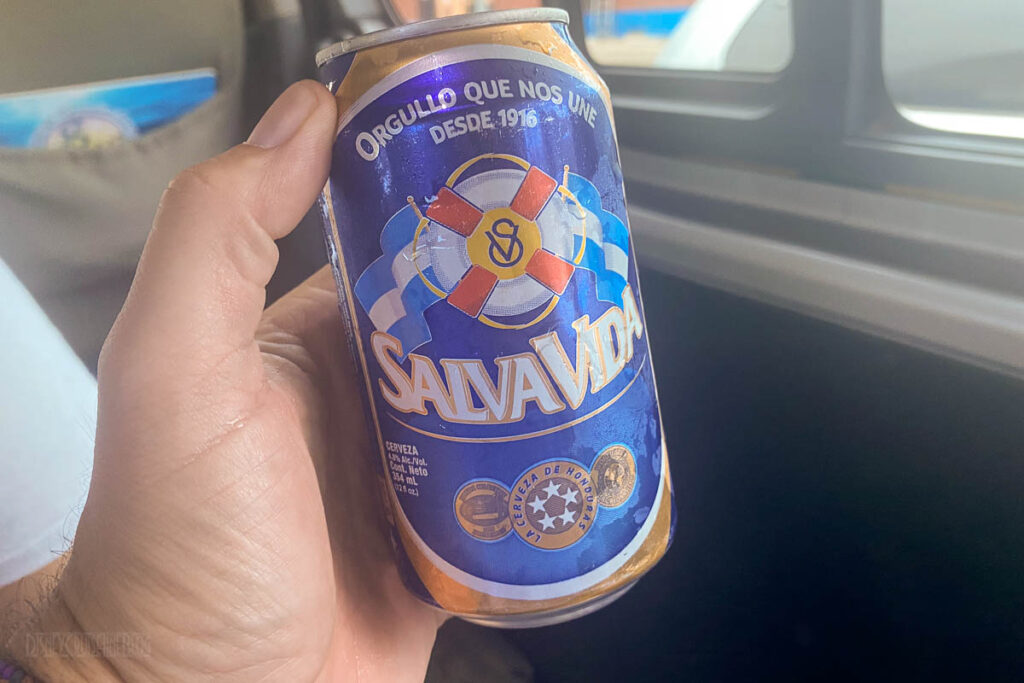Roatan Honduras Van Beer Salva Vida