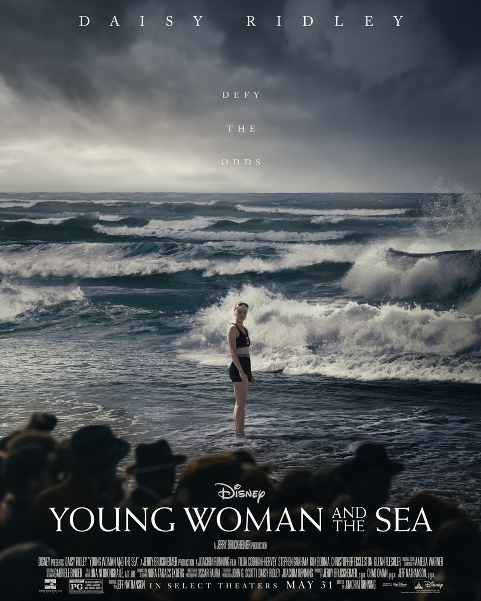 Young Woman And The Sea Movie Poster