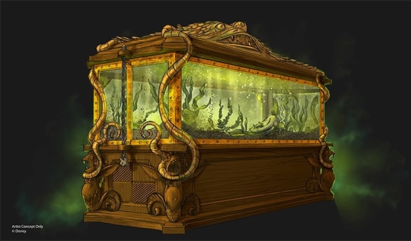 DCL Treasure Haunted Mansion Parlor Aquarium