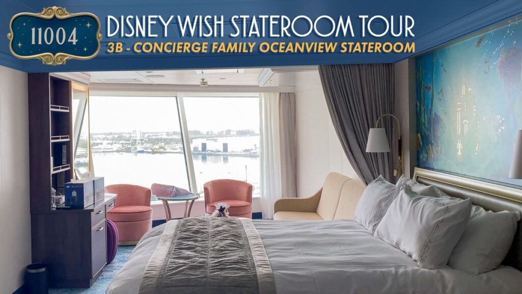 Disney Wish Little Mermaid 3B Concierge Stateroom 11006