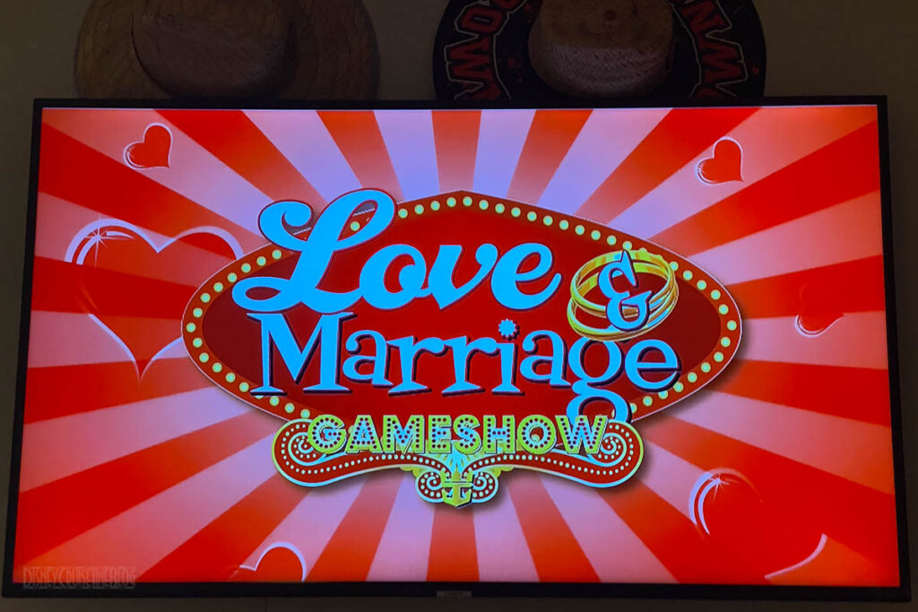 RCCL Wonder Seas Stateroom TV Love Marriage Gameshow Replay