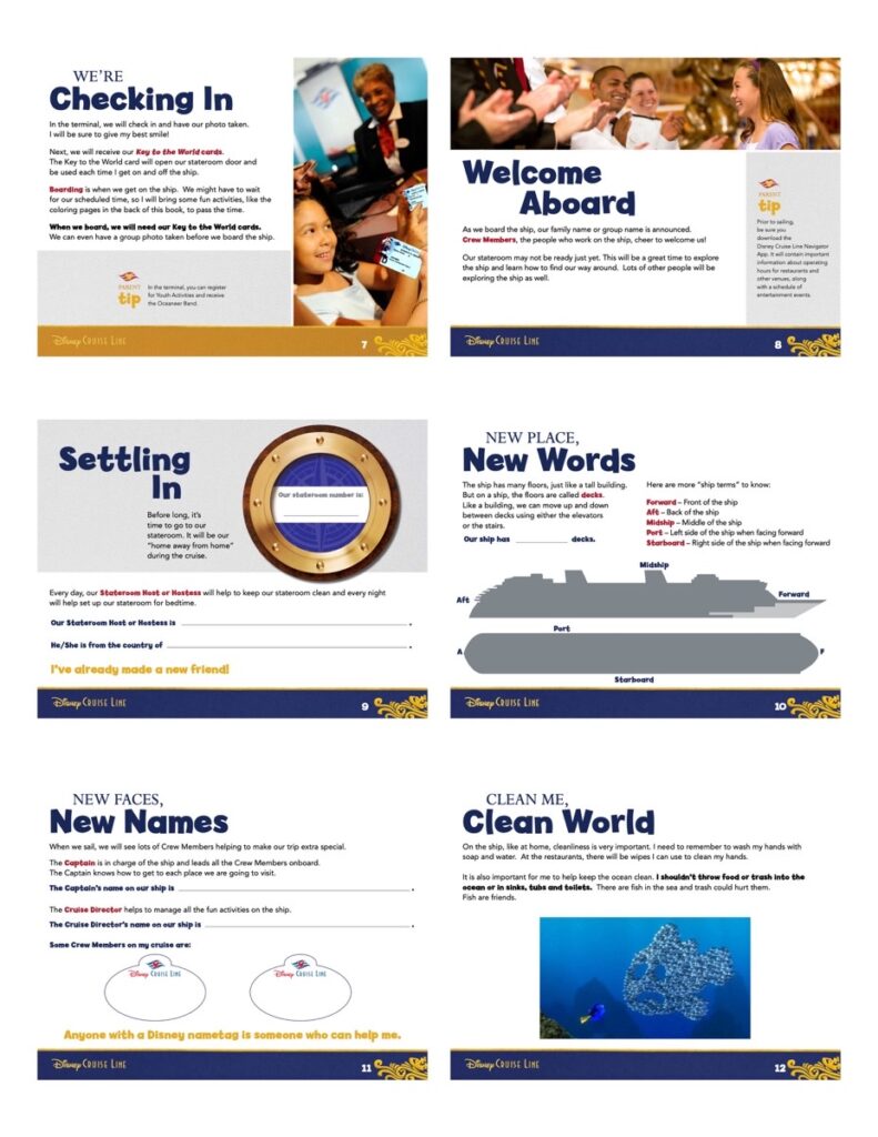 DCL My Disney Cruise Adventure Booklet Preview 2