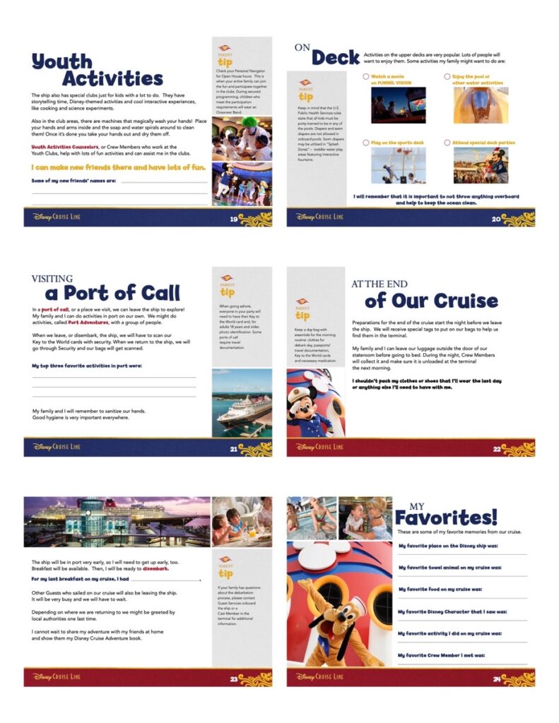 DCL My Disney Cruise Adventure Booklet Preview 4