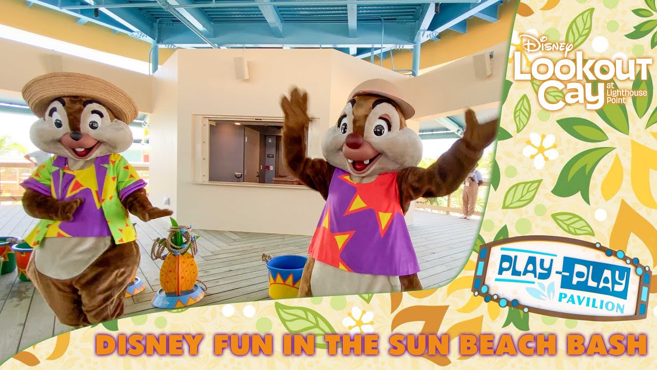 Disney Fun In The Sun Beach Bash – Play Play Pavilion On Disney Lookout Cay At Lighthouse Point 20240607