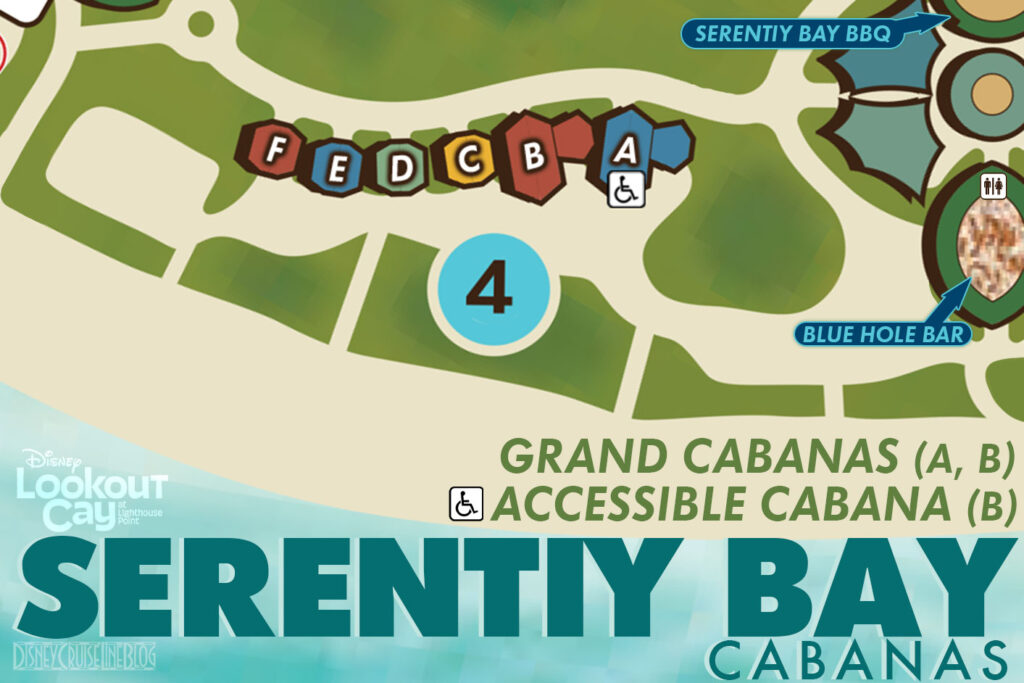 LHP Serenity Bay Cabana Map