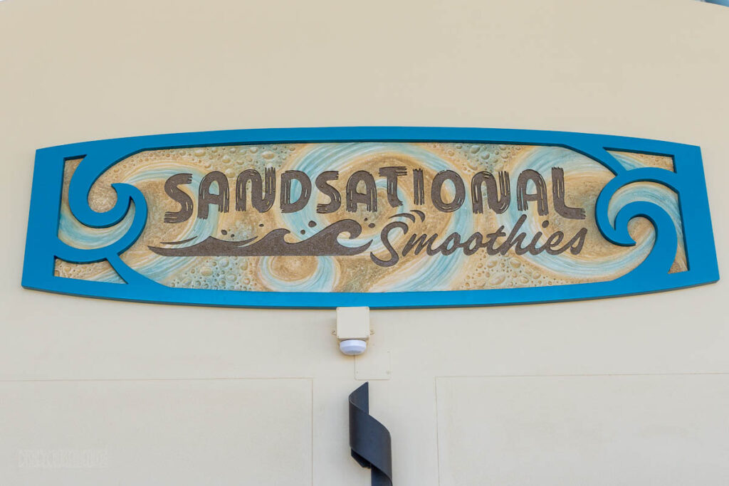 Lookout Cay Sandsational Smoothies Sign