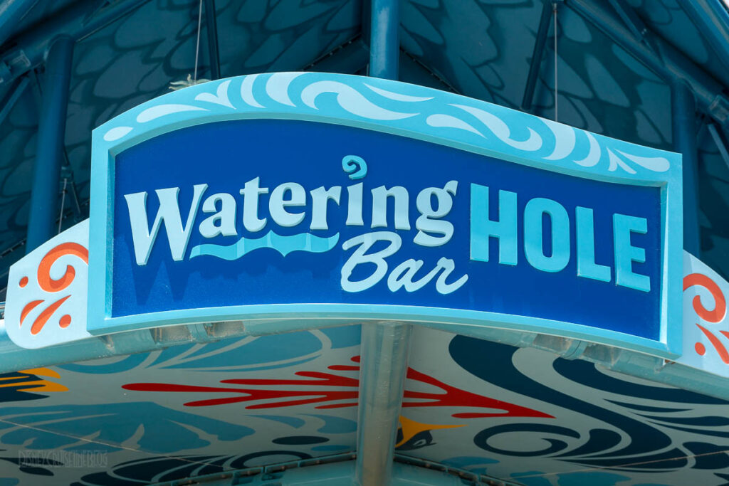 Lookout Cay Watering Hole Bar Sign