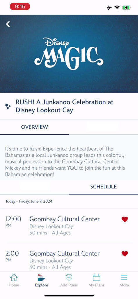 DCL App Lookout Cay RUSH A Junkanoo Celebration 20240607