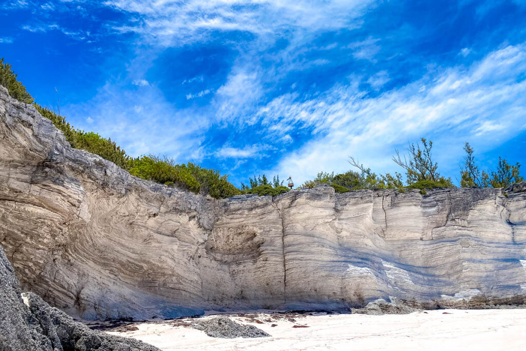 Lookout Cay Nature Trail The Beach Limestone Cliffs