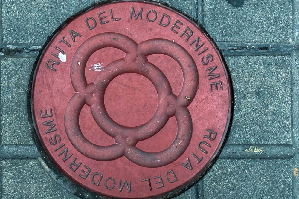 Barcelona Modernisme Route Marker