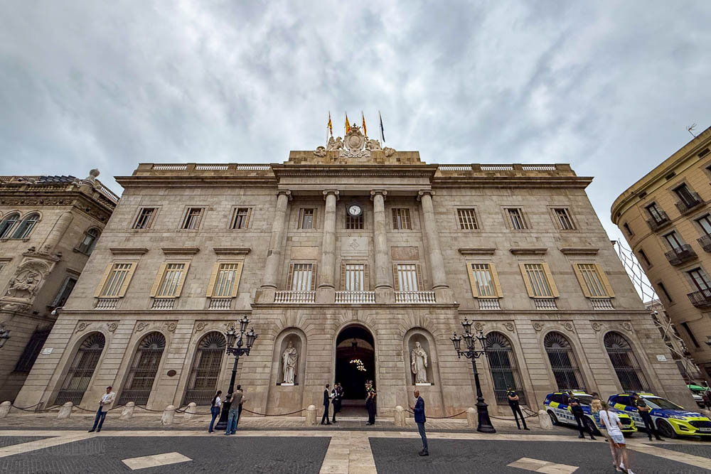Barcelona Palace Of The Generalitat Of Catalonia