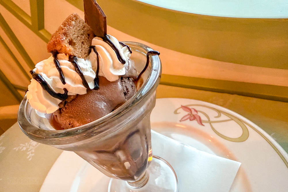Fantasy Enchanted Garden Chocolate Brownie Sundae