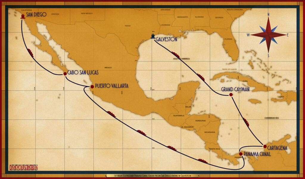 Map Magic 14 Night Panama Canal SAN SEA CSL PVR SEA SEA SEA SEA PTY CAR SEA GEC SEA SEA GLS